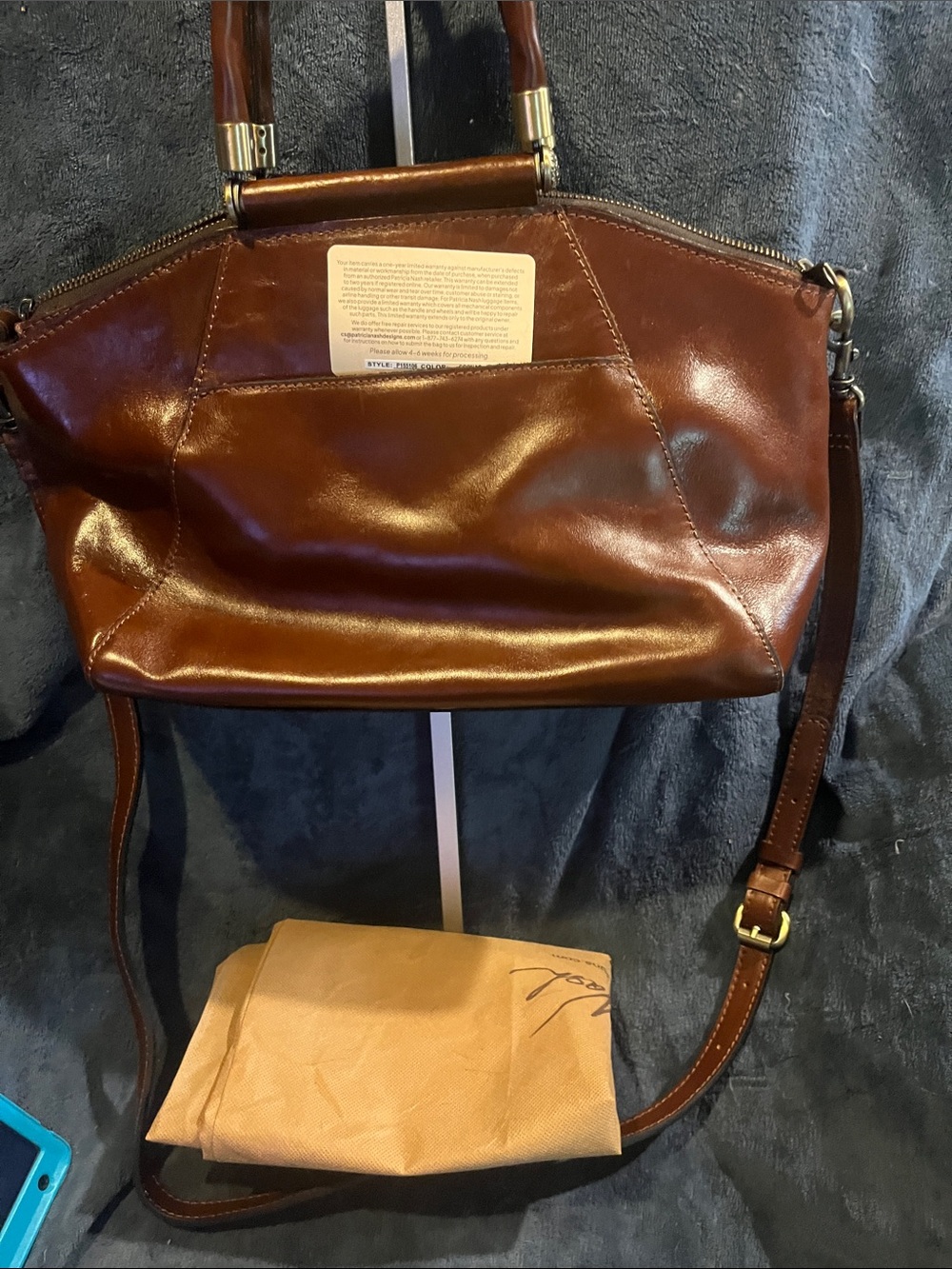 Patricia Nash, leather Holland Satchel